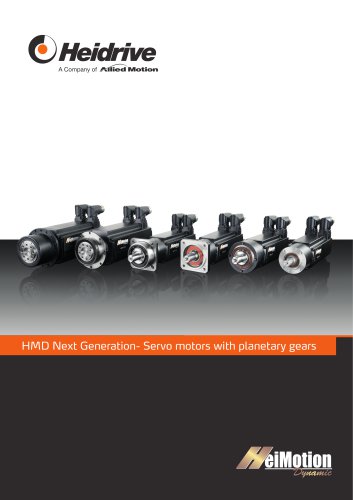 HMD Next Generation - Servo motors with planetary gears