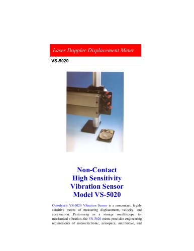 Non-Contact High Sensitivity Vibration Sensor