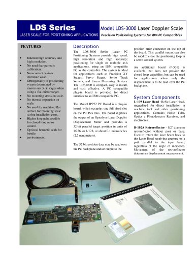  Precision Positioning System for IBM PC Compatibles