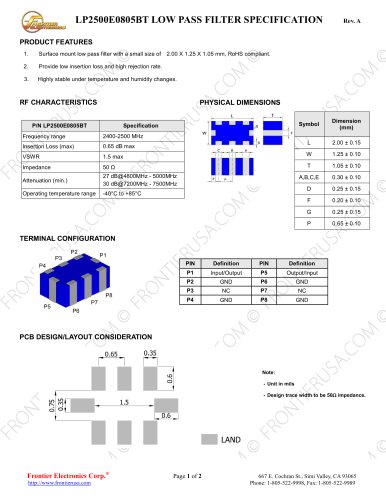 LP2500E0805BT