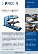 Faccin Bordonadora automática hidráulica Modelo BF