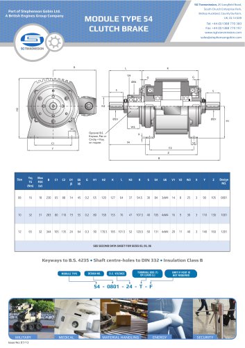 Combined Clutch Brakes