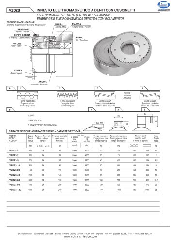 Toothed Clutches and Brakes