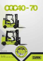 Compact forklift with LPG drive CGC40-70