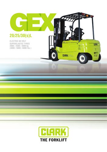 Elektric Forklifts GenEX Series GEX 20/25/30(s)L