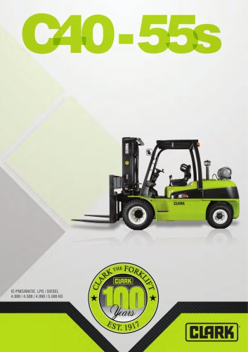 Forklift with diesel or LPG drive C40-55s