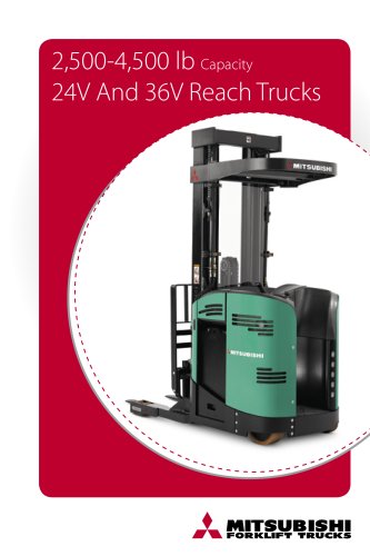 2,500-4,500 lb Capacity 24V And 36V Reach Trucks