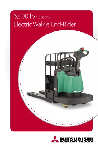 6,000 lb Capacity Walkie End-rider