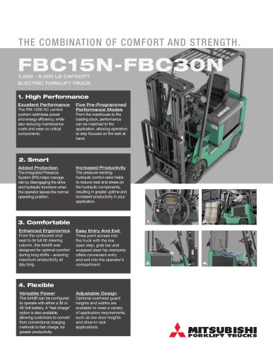 FBC15N-FBC30N 3000 - 6 000 lb capacity