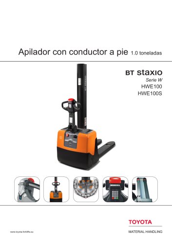 BT Staxio Serie W - Apilador con conductor a pie 1.0 toneladas