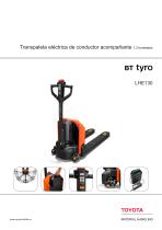 BT Tyro - Transpaleta eléctrica de conductor acompañante1,3 toneladas - 1