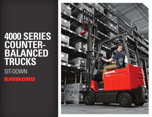 4000 SERIES COUNTERBALANCED TRUCKS SIT-DOWN