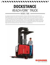 7000 Series Reach-Fork Truck Dock Stance