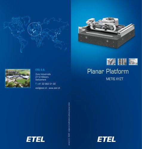 Planar Platform METIS XYZT flyer