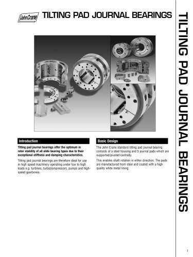 Tilting Pad Bearings