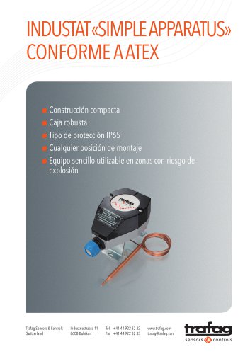 Flyer «Simple Apparatus» conformity to ATEX 414