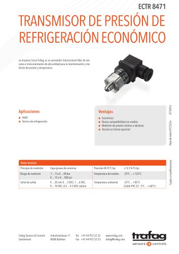 Hoja de datos ECTR 8471