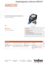 Hoja de datos «Simple Apparatus» conformity to ATEX 419 - 1