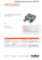 Hoja de datos «Simple Apparatus» conformity to ATEX 947 - 1