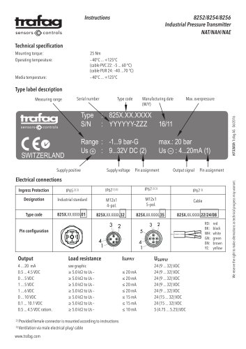 Manual de instrucciones NAE 8256