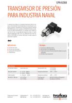 TRANSMISOR DE PRESIÓN PARA INDUSTRIA NAVAL EPN 8288 - 1