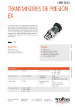 TRANSMISORES DE PRESIÓN EX  EXNA 8854 - 1