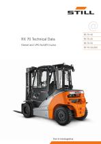 Diesel and LP Gas forklift truck RX 70 4,0 - 5,0 t