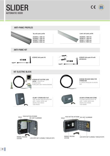 ACCESSORIES FOR SLIDER