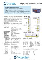 4 digit panel instrument DM400