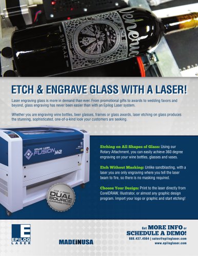 Etch & Engrave Glass With A Laser