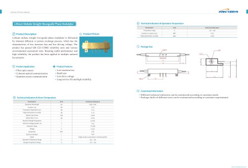 Lithium niobate (LiNbO3) modulator