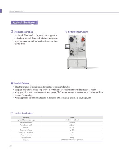 Sectional Fiber Marker