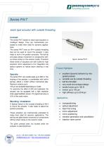 Stack type actuators series PA/T