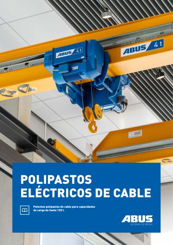 Polipastos el&eacute;ctricos de cable