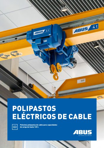 Polipastos el&eacute;ctricos de cable
