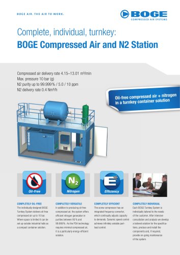 TURNKEY SOLUTIONS - N2 Station