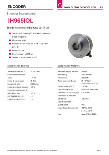 Ficha Técnica IH965IOL (ES)