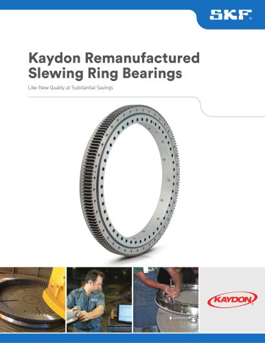 Kaydon Remanufactured Slewing Ring Bearings