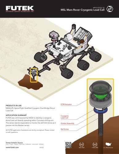 MSL Mars Rover Cryogenic Load Cell