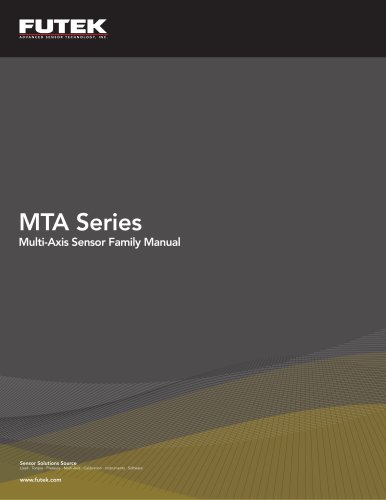 MTA Series Multi-Axis Sensor Family Manual