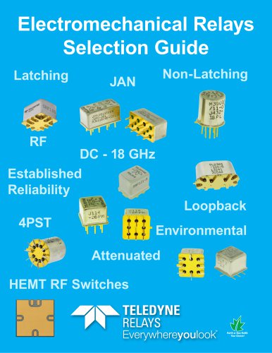 Electronical relays selection guide