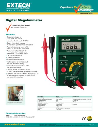 380360: Digital Megohmmeter