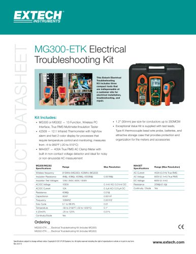 MG302-ETK: Electrical Troubleshooting Kit