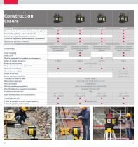 Herramientas de construcción de Leica Geosystems Especificaciones técnicas - 8