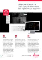 Leica Cyclone REGISTER Data Sheet