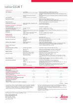 Leica GS18 T GNSS RTK Rover - Data Sheet - 2