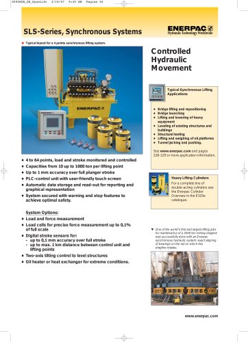 Enerpac SynHoist High Precision Load Positioning