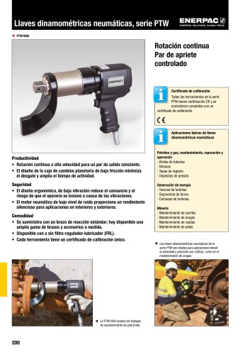 PTW-series Pneumatic Torque Wrenches