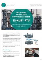 Rupture Disc Holder IG-KUB-PTU