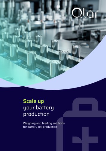 Weighing and feeding solutions for battery cell production